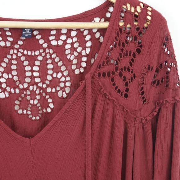 American Eagle Flowy Boho Summer Dress - Picture 4 of 8